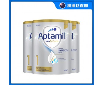 【澳洲直邮包邮】Aptamil 爱他美 白金版1段 900克x3罐/箱（0-6个月）【收件人身份证必须上传】【新疆、西藏、内蒙古、青海、宁夏、海南、甘肃，需加收运费】